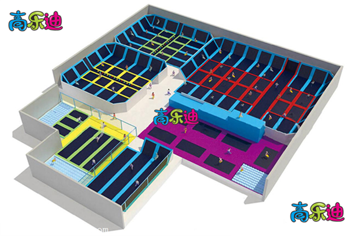 蹦床款式众多，主要有框架蹦床、地面蹦床、超级大蹦床。