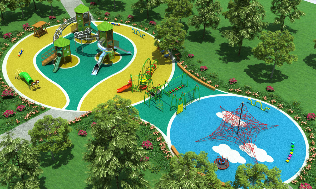 高乐迪产品中心 户外游乐设备 儿童乐园规划图 户外儿童娱乐设施规划
