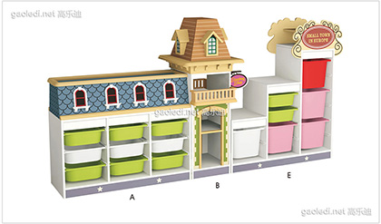 欧洲田园玩具柜